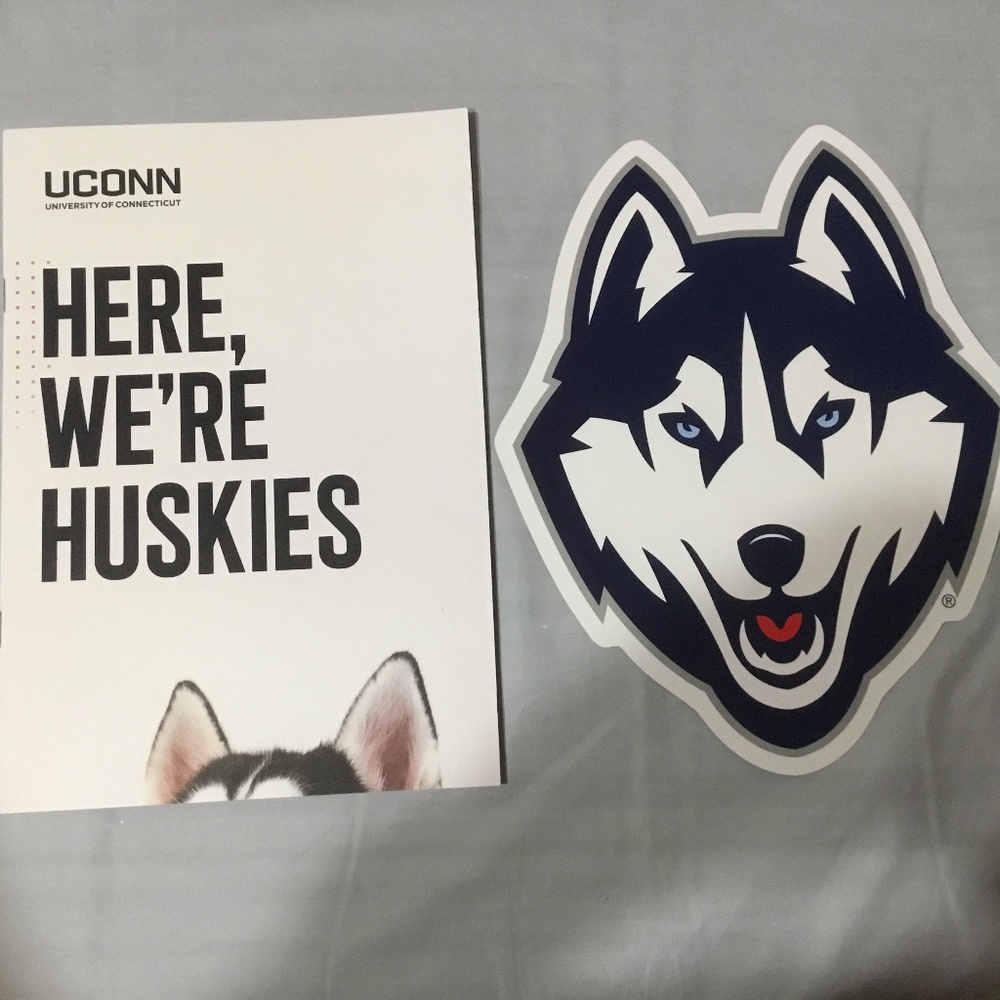 UCONN 2025 Brochure and Huskie Cut-Out